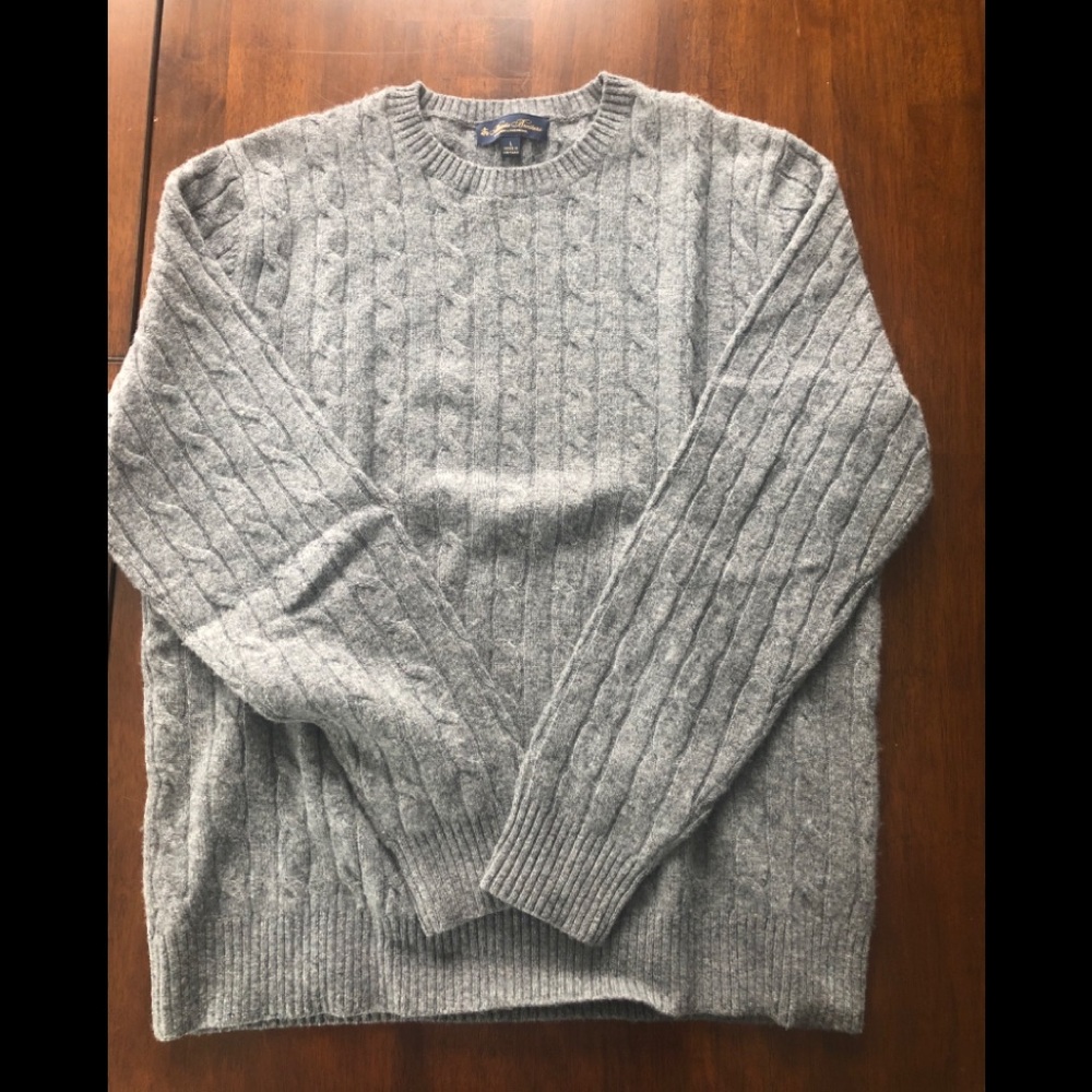 Brookes brothers lambs wool sweater, large
